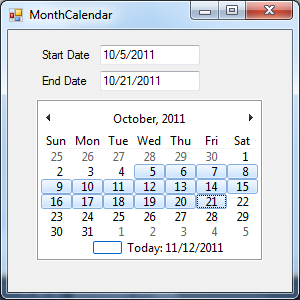 Lecture 18 Imagelist Listbox Datetimepicker Monthcalendar In C Sharp